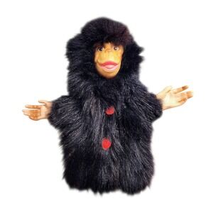 🔥 Rubber Face Real Fur 🐒 Monkey Puppet. Vintage?